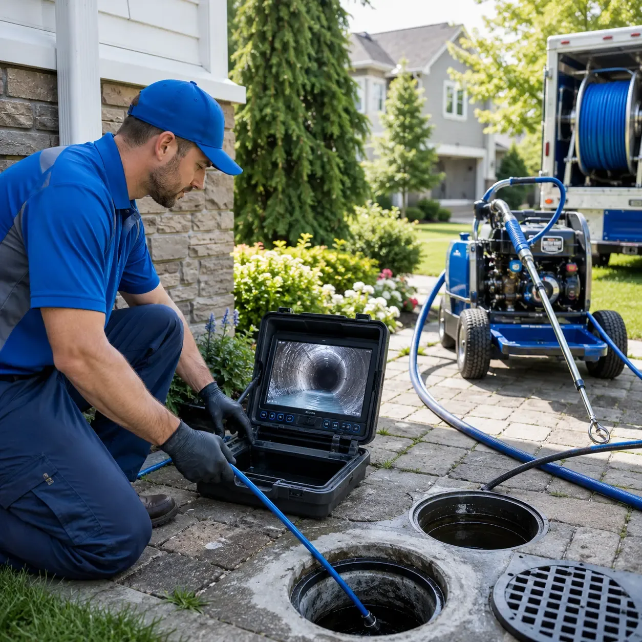 Outdoor drain cleaning professionals serving Frederick, PA