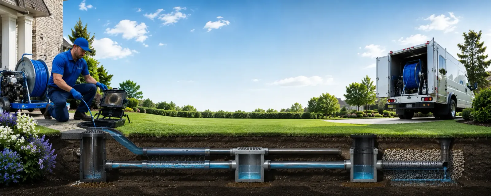 Outdoor drain cleaning information for Frederick, PA